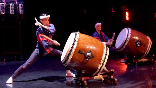 Taikoza se produit au Festival des 5 continents à Martigny en 2018. [5continents.ch - DR]