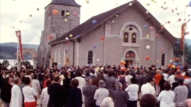 Fête à l'Abbaye en 1971. [RTS]