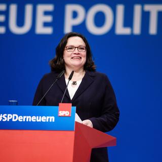 Andrea Nahles est la première femme à diriger le SPD.