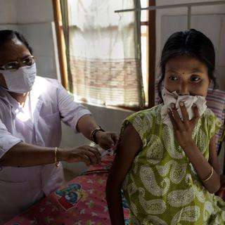La tuberculose tue encore 1,8 million de personnes par an selon l’OMS. [AP/Keystone - Anupam Nath]