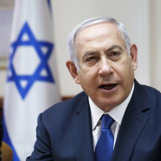 Le Premier ministre israélien Benjamin Netanyahu avait fait de ce texte de loi controversé son cheval de bataille. [keystone - Ronen Zvulun]