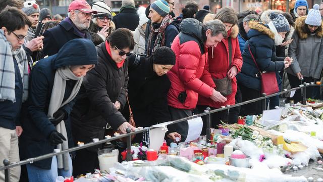 Un millier de personnes se sont rassemblées dimanche à Strasbourg. [AFP - Sebastien Bozon]