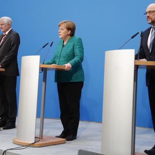 Un accord de coalition en Allemagne après quatre mois de blocage. [Reuters - Hannibal Hanschke]