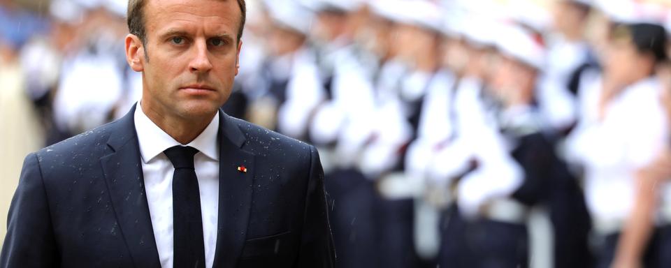 Le président français Emmanuel Macron. [Reuters - Ludovic Marin]