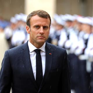 Le président français Emmanuel Macron. [Reuters - Ludovic Marin]