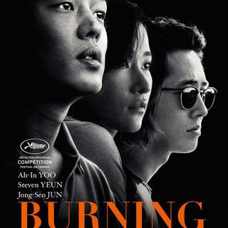 L'affiche de "Burning" de Lee Chang-Dong. [Pine House Film / Now Films / NHK]