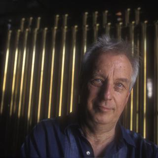 Portrait du compositeur allemand Dieter Schnebel à Venise en 1995. [AFP - Marcello Mencarini]