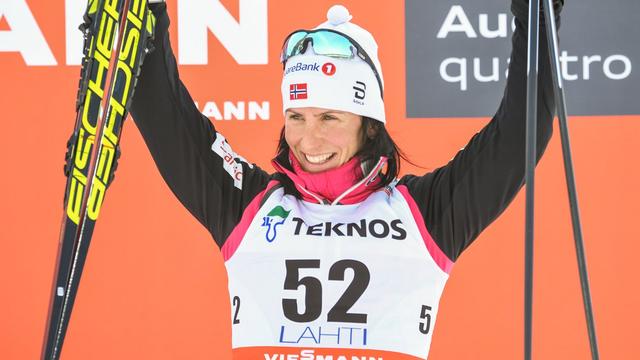Marit Björgen a remporté 15 médailles olympiques. [Kimmo Brandt]