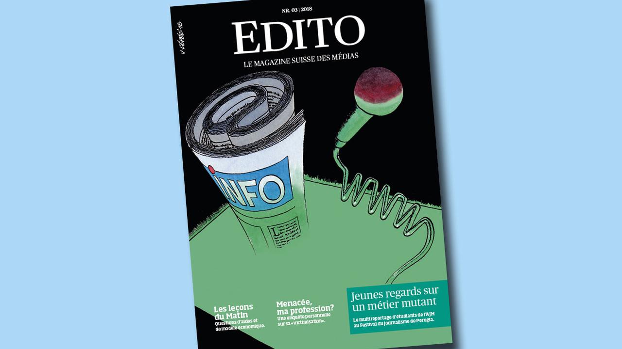 La couverture du dernier numéro du magazine Edito. [DR]
