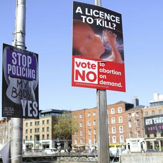 L'Irlande vote vendredi sur la question de l'avortement. [AP/Keystone - Peter Morrison]
