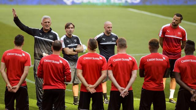 La sélection de Vladimir Petkovic a l'honneur d'affronter l'Espagne en match de préparation. [Jean-Christophe Bott]