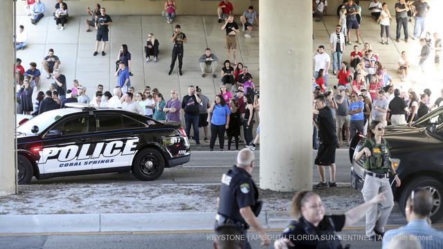 La tuerie du lycée de Parkland, le 14 février dernier, a provoqué une levée de bouclier contre les armes. [Keystone - Amy Beth Benett]