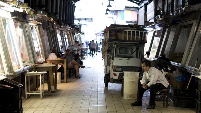 Le marché central de la viande à Athènes. (image d'illustration) [AP/Keystone - Petros Giannakouris]