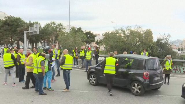 Manifestation des "gilets jaunes" à Marseille