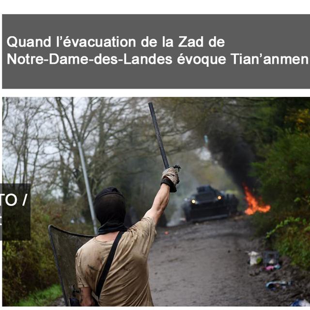 Si la photo est bonne - Zad. [AFP - Guillaume Souvant]