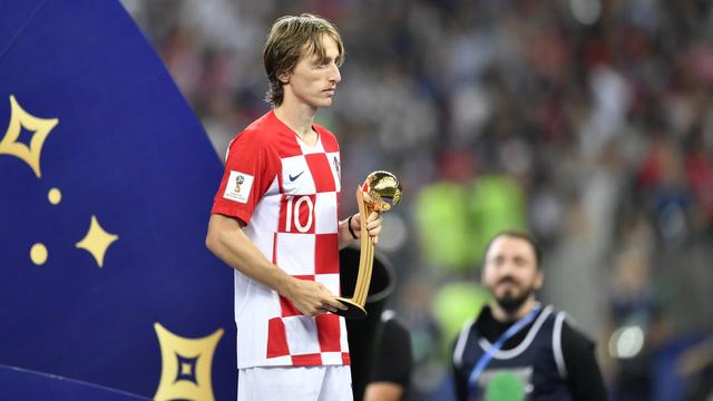 Luka Modric a été élu meilleur joueur du tournoi. [Keystone - Martin Meissner]