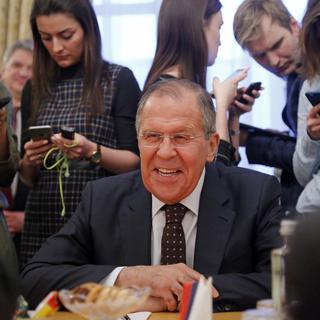 Le ministre russe des Affaires étrangère Sergueï Lavrov a qualifié de "colonial" le ton du gouvernement britannique à la suite de l'empoisonnement de l'espion russe Sergueï Skripal. [AP Photo - Alexander Zemlianichenko]