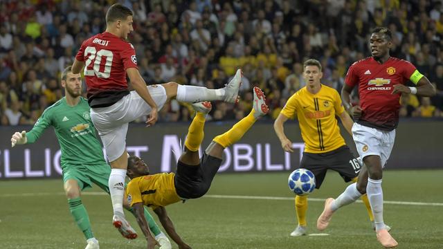 Les Mancuniens s'étaient imposés 3-0 au Stade de Suisse au match aller. [Keystone - Alessandro della Valle]