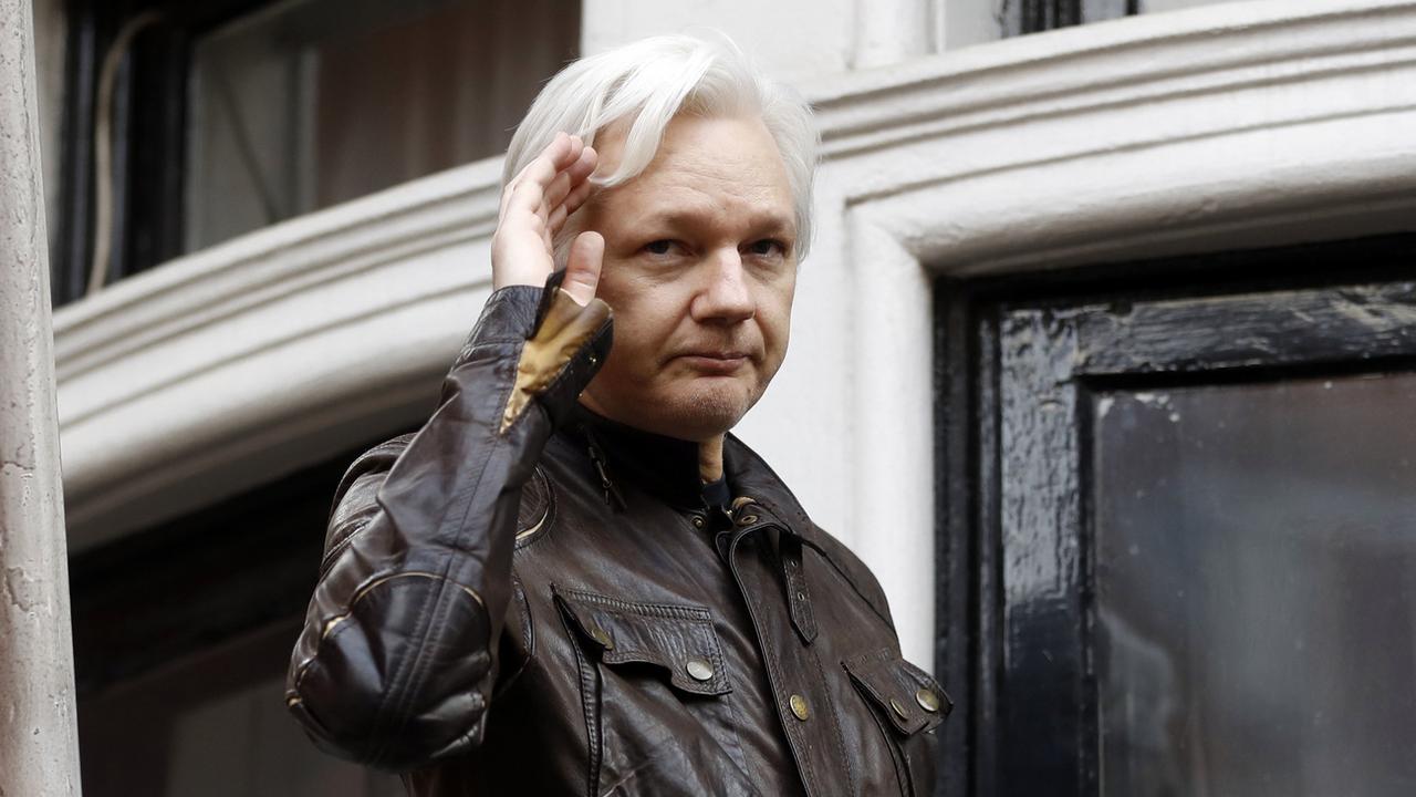 Les conditions seraient "réunies" pour que Julian Assange quitte l'ambassade de Quito à Londres. [Keystone - Frank Augstein]