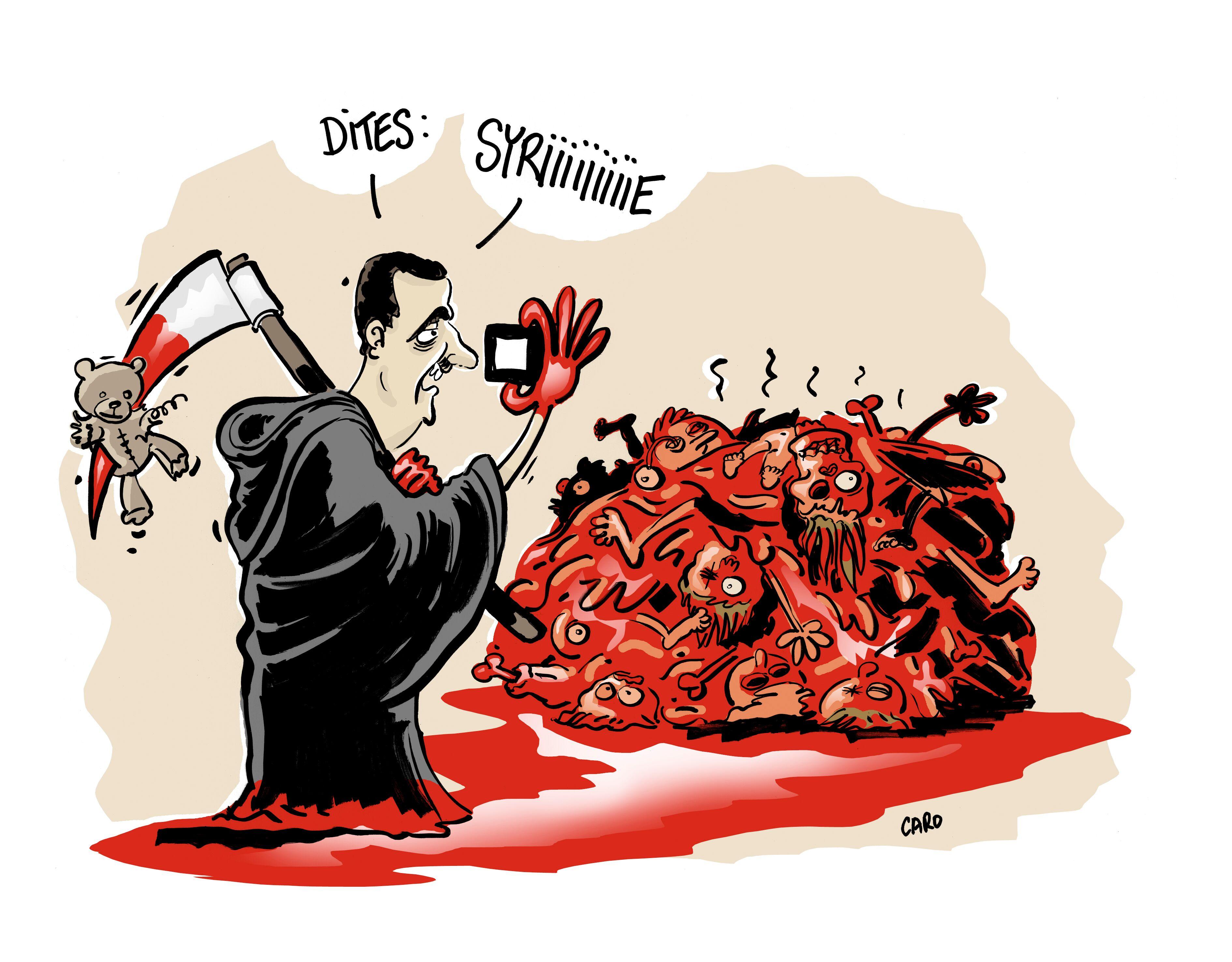Caro à propos du cynisme de Bachar el-Assad [Caro/Maison de la presse]