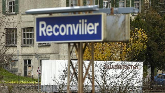 Gare de Reconvilier, dans le Jura bernois (image prétexte). [Keystone - Sandro Campardo]