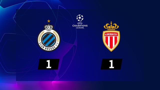 3e journée, Bruges - Monaco (1-1): le résumé de la rencontre