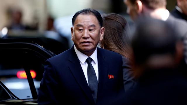 Kim Yong Chol à son arrivée à New York. [AFP - Atilgan Ozdil/Anadolu Agency]