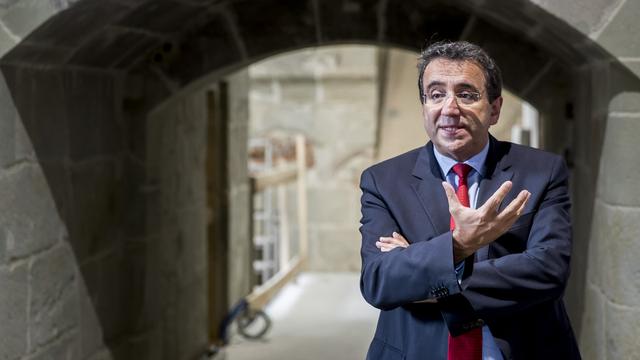 Le magistrat PLR Pascal Broulis accusé d'avoir pratiqué l'optimisation fiscale, en évitant de payer des impôts dans la commune de Lausanne. [CHRISTIAN MERZ]