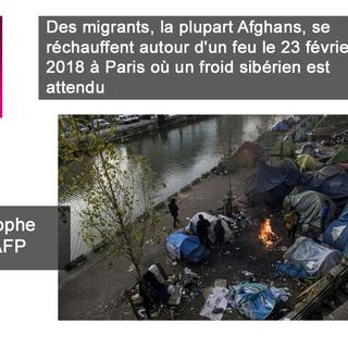 Si la photo est bonne - Certaines images récentes de vagues de froid témoignent de la détresse des plus démunis. [AFP - Christophe Archambault]