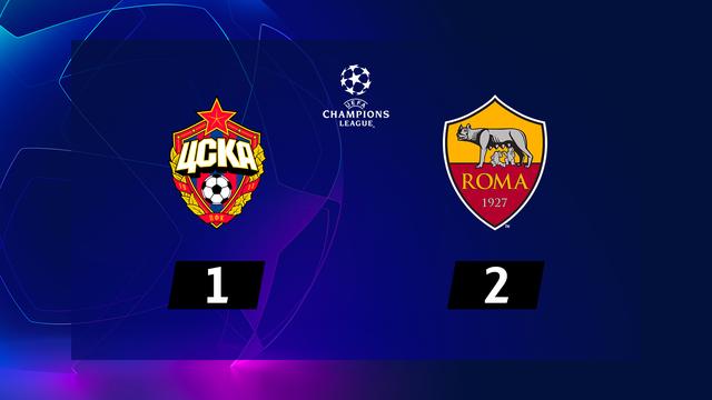 4e journée, CSKA Moscou – AS Rome (1-2): Rome s’impose à Moscou et reste en tête du groupe G