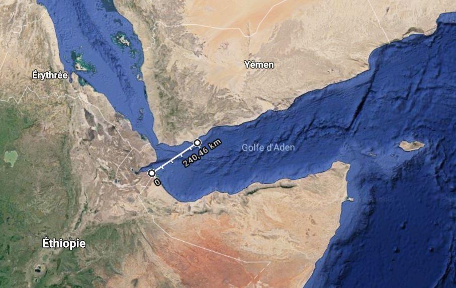 Le port de Djibouti, à 240 kilomètres d'Aden, au Yémen. [Google Maps - Capture d'écran]
