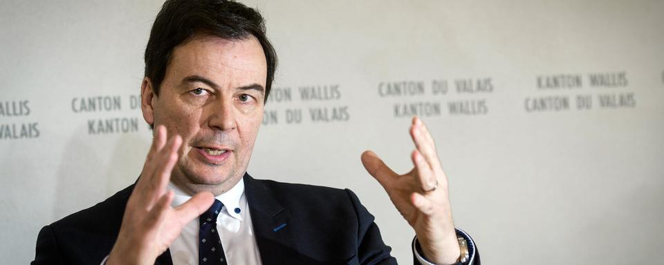 Philippe Varone, président de la ville de Sion. [Keystone - Olivier Maire]