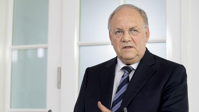 Le conseiller fédéral Johann Schneider-Ammann. [Keystone - Anthony Anex]