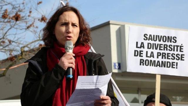 Patricia Alcaraz, secrétaire syndicale régionale de Syndicom. [Syndicom - Neil Labrador]