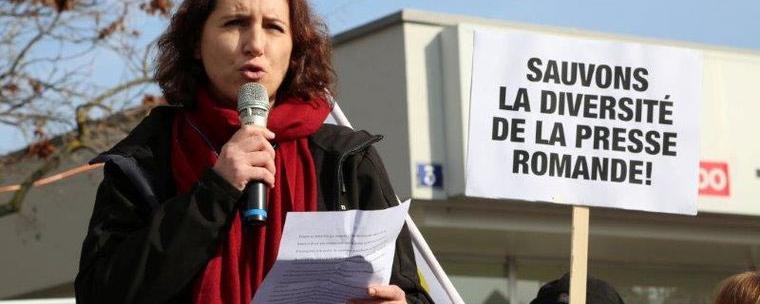 Patricia Alcaraz, secrétaire syndicale régionale de Syndicom. [Syndicom - Neil Labrador]