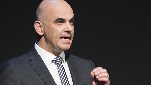 Le conseiller fédéral Alain Berset. [Keystone - Anthony Anex]