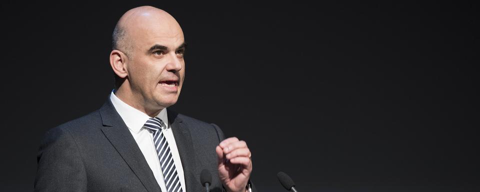 Le conseiller fédéral Alain Berset. [Keystone - Anthony Anex]