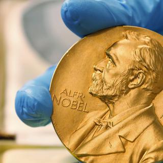 La médaille du prix Nobel. [keystone]