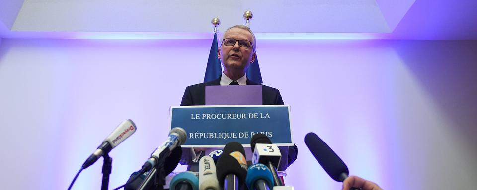 le procureur de la République Rémy Heitz a donné une conférence de presse. [AFP - Patrick Hertzog]