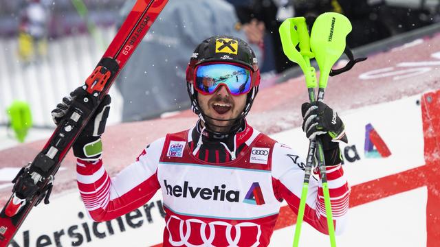 Marcel Hirscher a remporté le géant et le slalom d'Adelboden. [Jean-Christophe Bott]