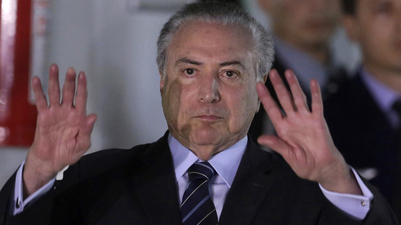 L'ancien président brésilien Michel Temer en octobre 2017 à Brasilia. [Keystone - Eraldo Peres]