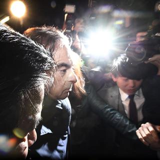 Carlos Ghosn ancien patron de Nissan à nouveau arrêté à Tokyo. [AP/Keystone - Sadayuki Goto]