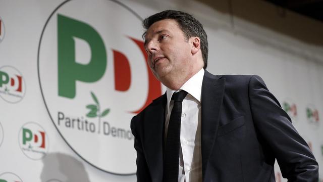 L'ancien chef du gouvernement italien Matteo Renzi. [Keystone - EPA/RICCARDO ANTIMIANI]