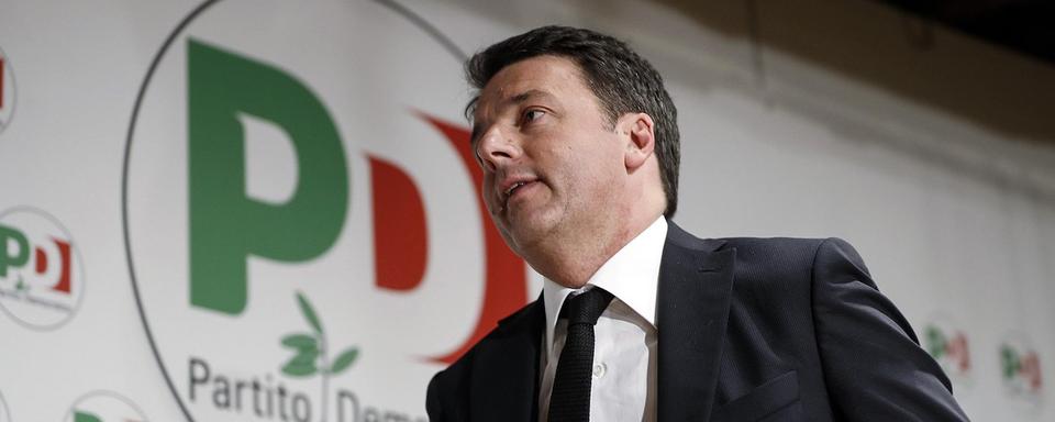 L'ancien chef du gouvernement italien Matteo Renzi. [Keystone - EPA/RICCARDO ANTIMIANI]