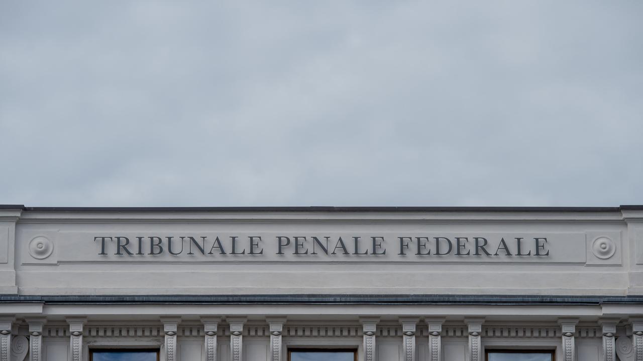 Le Tribunal pénal fédéral à Bellinzone. [Keystone - Pablo Gianinazzi]