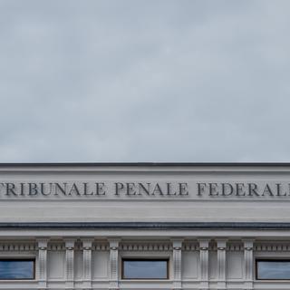 Le Tribunal pénal fédéral à Bellinzone. [Keystone - Pablo Gianinazzi]