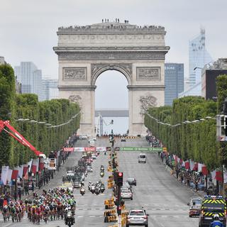 L'arrivée du Tour de France sur les Champs-Elysées. [AFP - Mustafa Yalcin]