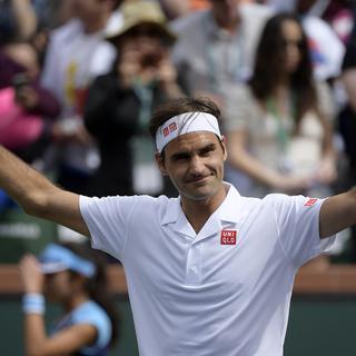 Federer se rapproche d'un 101e titre sur le Circuit. [Mark J. Terrill]