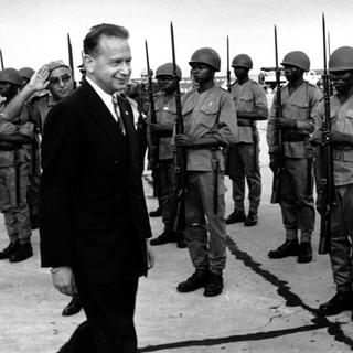 Dag Hammarskjöld, le secrétaire général des Nations unies de 1953 à 1961. [AP Photo/Keystone - Horst Faas]