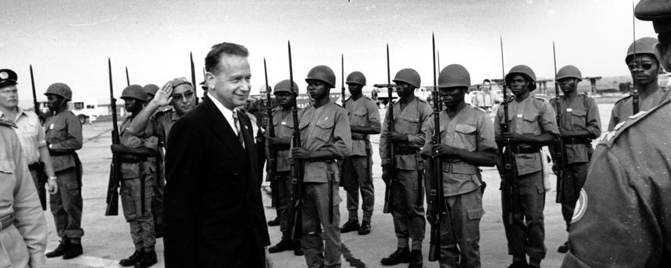 Dag Hammarskjöld, le secrétaire général des Nations unies de 1953 à 1961. [AP Photo/Keystone - Horst Faas]